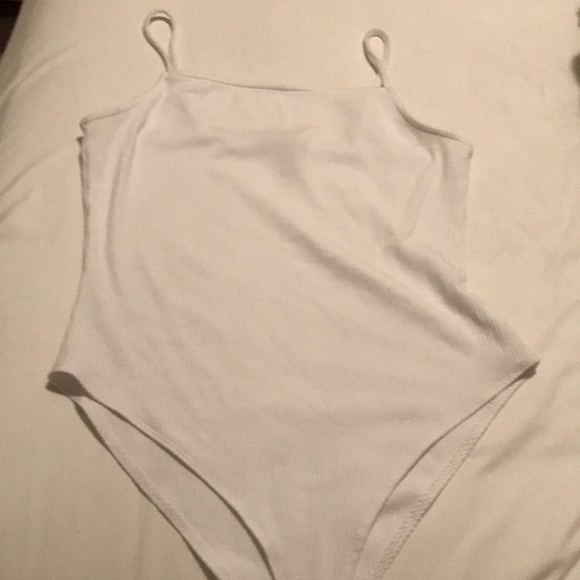 Forever 21 white rigged bodysuit - Picture 3 of 4